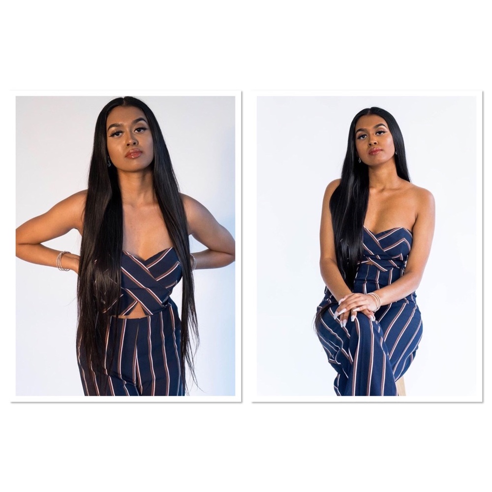 Miami Hot Spot Striped Jumpsuit